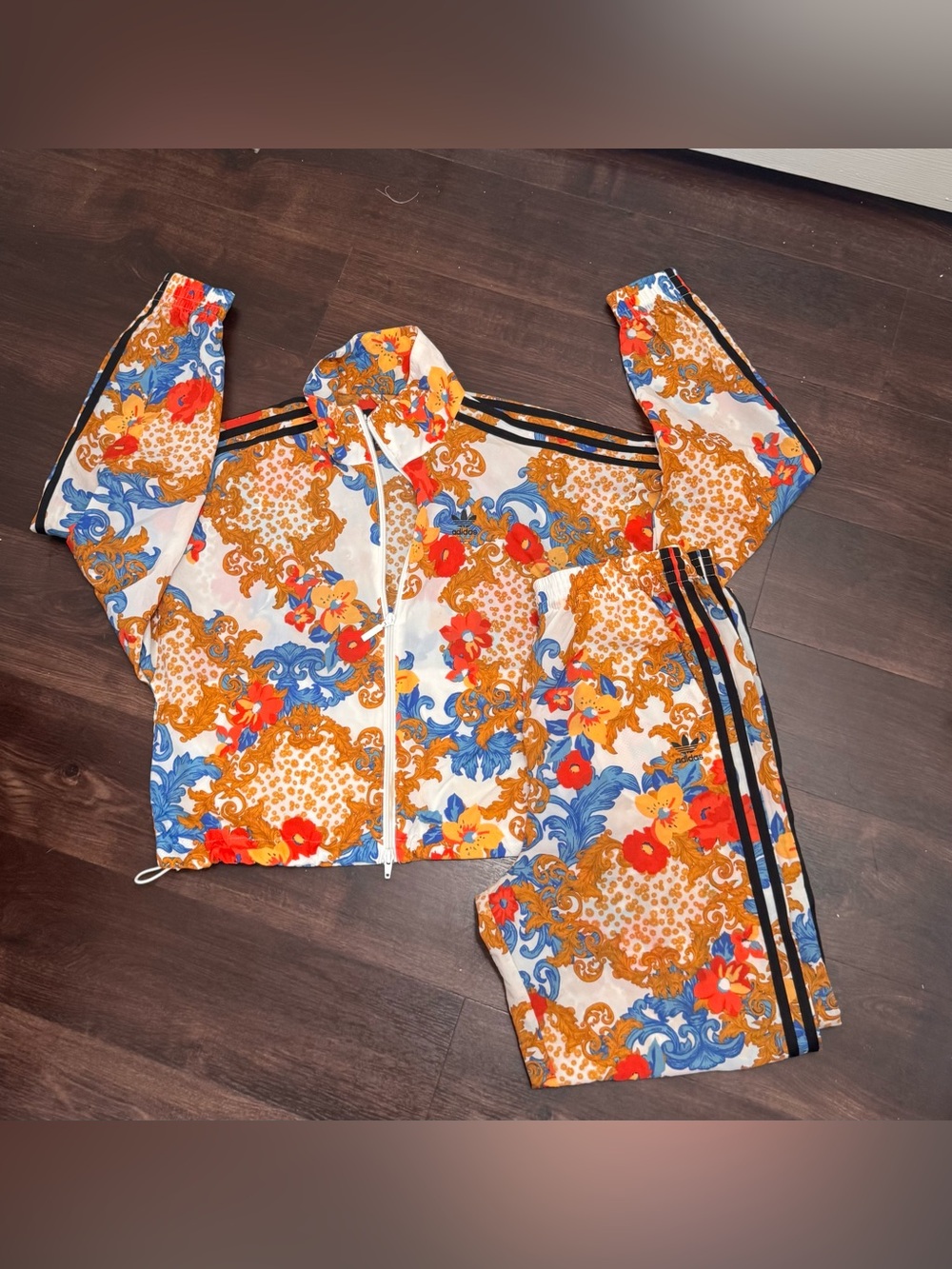 adidas Originals x HER Studio London Baroque Floral Track Suit – Size Small - Picture 2 of 7